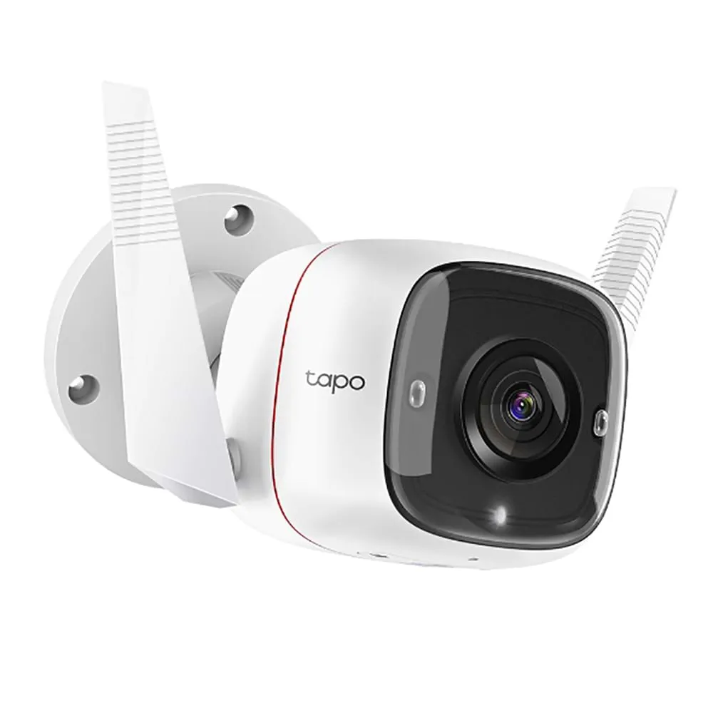 מצלמת אבטחה אלחוטית TP-Link Outdoor Security Tapo C310 V1 - צבע לבן שלוש שנות אחריות ע"י היבואן הרשמי בהוראת קבע