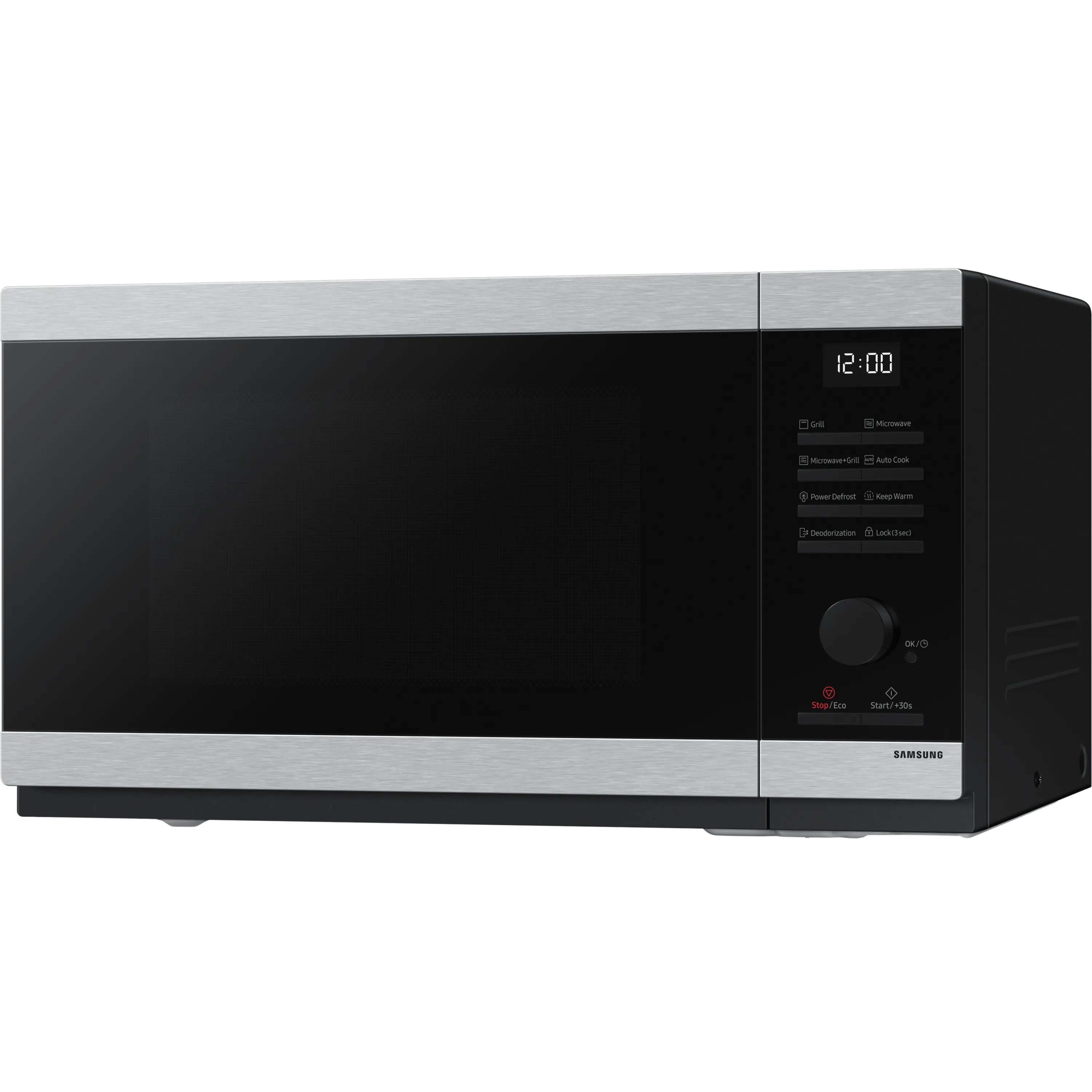 מיקרוגל ציפוי קרמי בנפח 32 ליטר Samsung MS32DG4504GTLI - צבע נירוסטה בשילוב שחור אחריות ע"י סמסונג ישראל בהוראת קבע