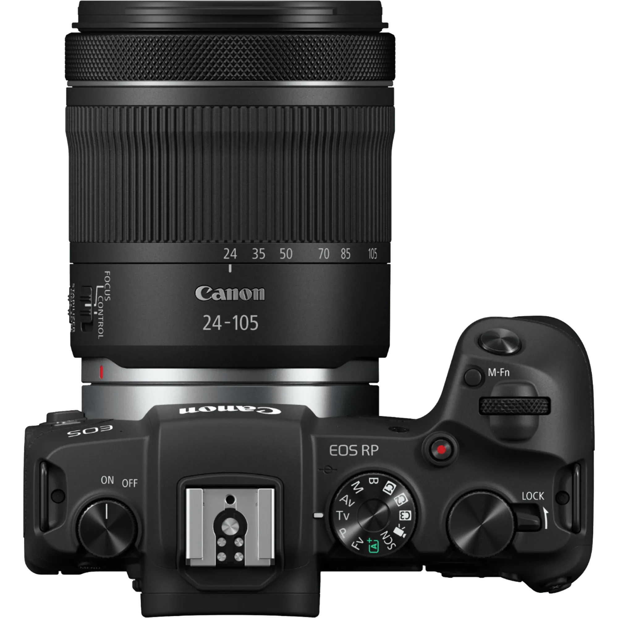 מצלמה דיגיטלית ללא מראה הכוללת עדשה Canon EOS RP RF 24-105mm f/4-7.1 IS STM - צבע שחור שלוש שנות אחריות ע"י היבואן הרשמי בהוראת קבע