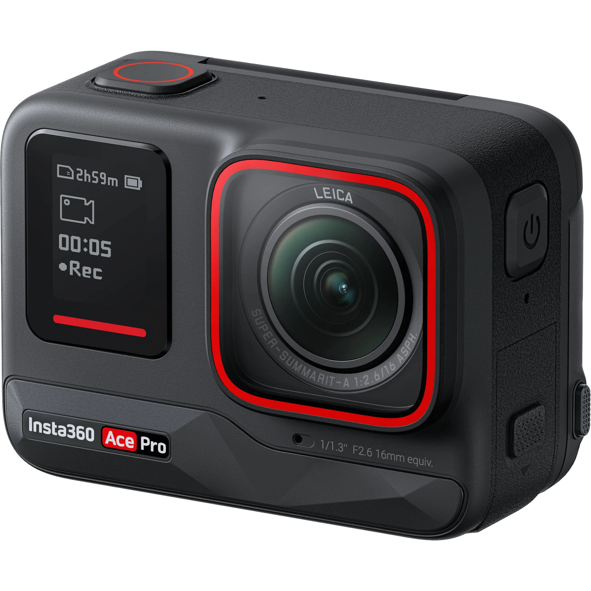 מצלמת אקסטרים Insta360 Ace Pro 8K - צבע שחור שנה אחריות ע"י היבואן הרשמי בהוראת קבע
