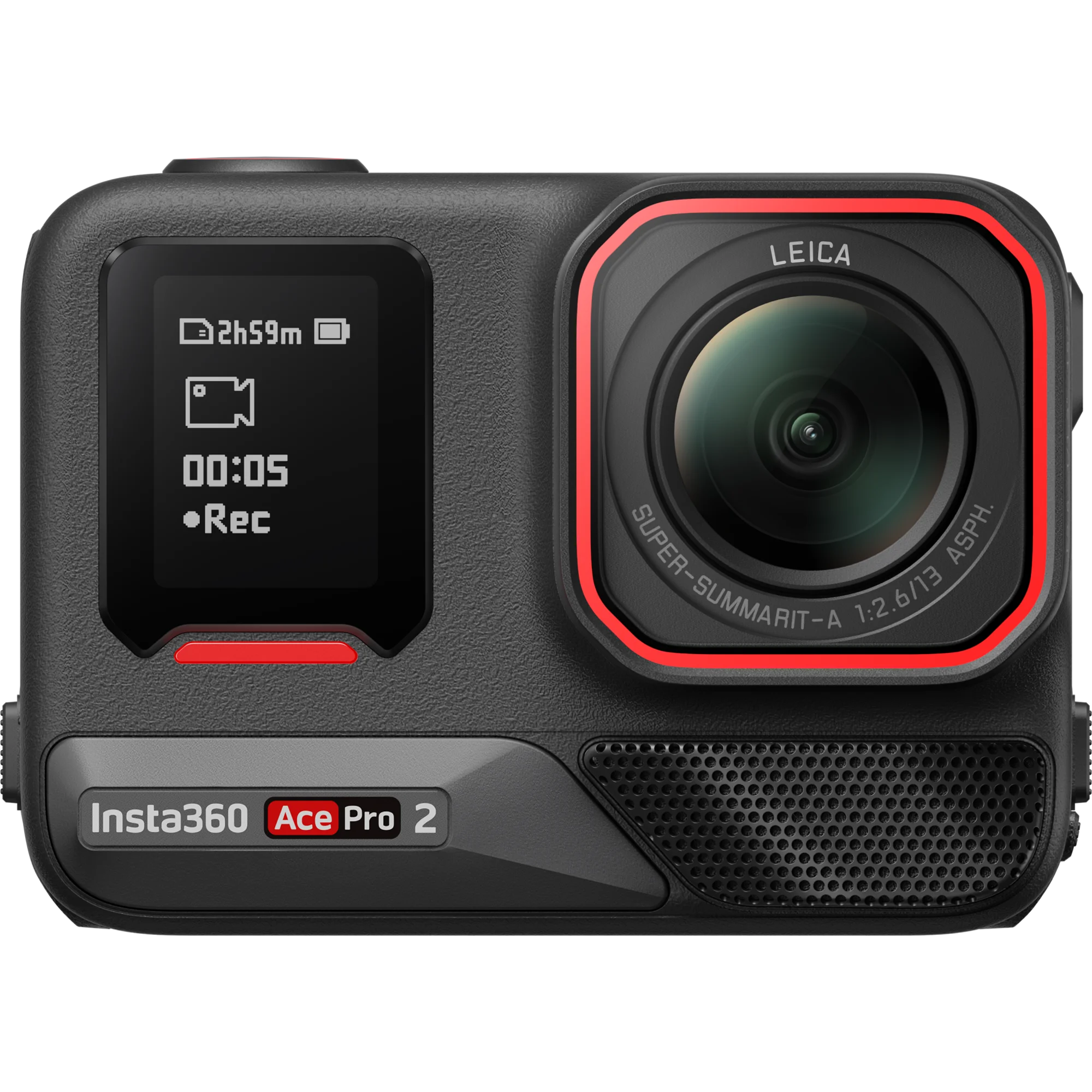 באנדל מצלמת אקסטרים Insta360 Ace Pro 2 8K AI הכולל שתי סוללות - צבע שחור שנה אחריות ע"י היבואן הרשמי בהוראת קבע