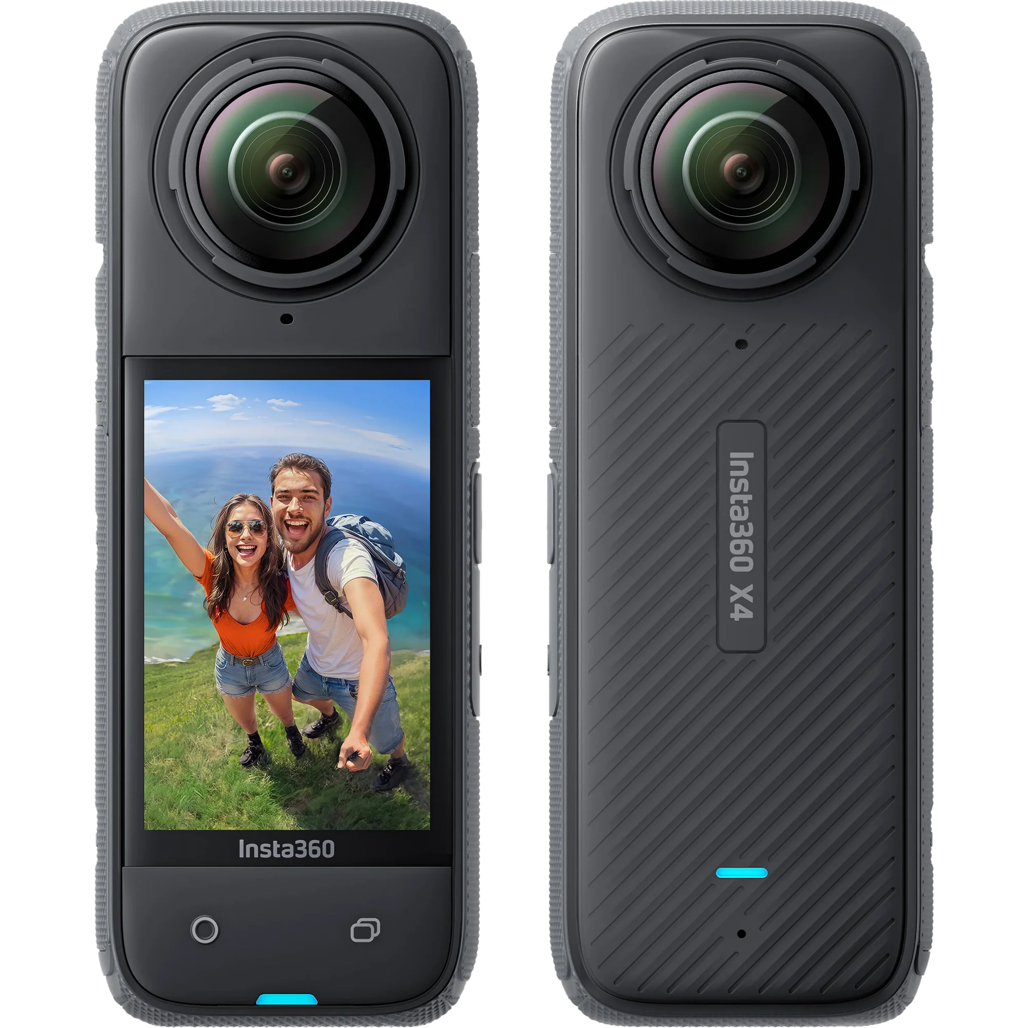 מצלמת אקסטרים עם ערכת אביזרים למטייל 360° Insta360 X4 8K - צבע שחור שנה אחריות ע"י היבואן הרשמי בהוראת קבע