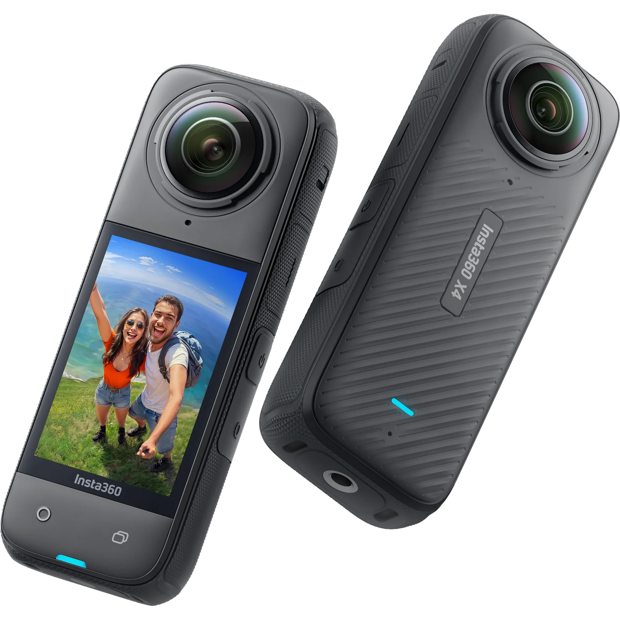 מצלמת אקסטרים 360° Insta360 X4 8K - צבע שחור שנה אחריות ע"י היבואן הרשמי בהוראת קבע