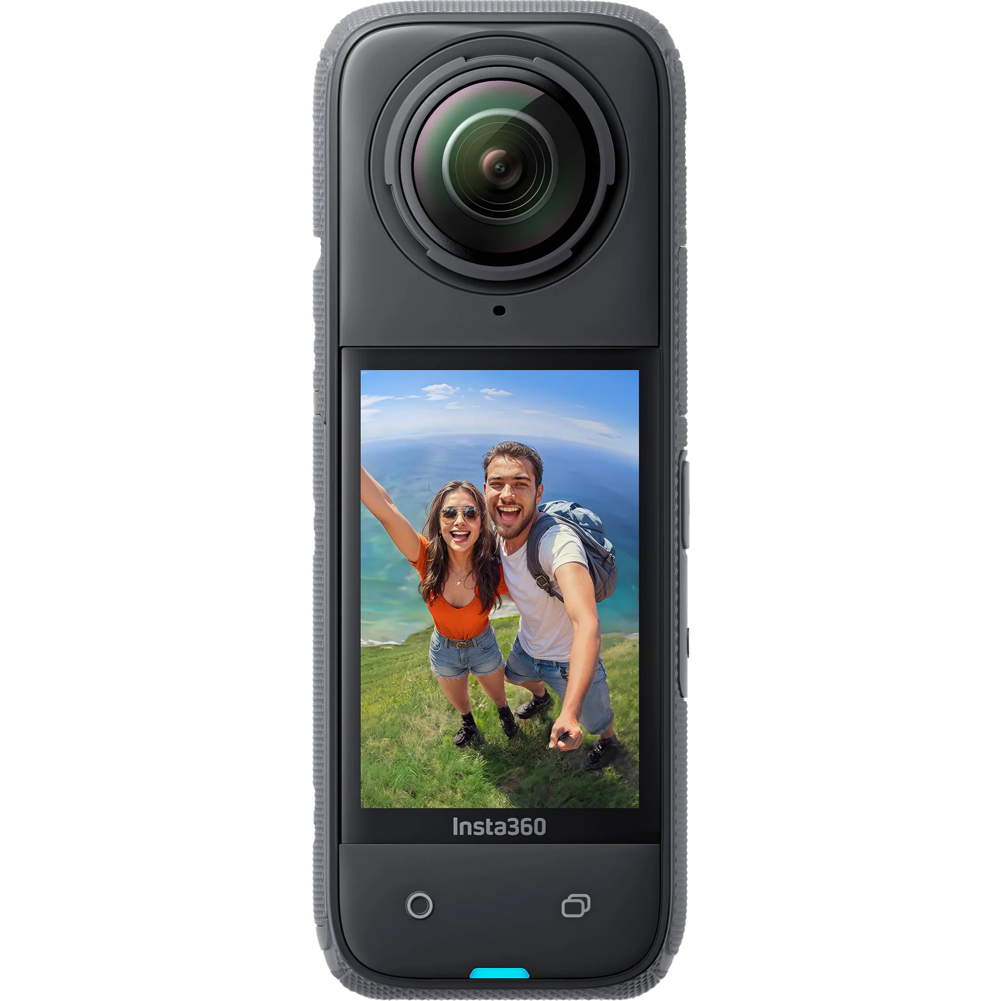 מצלמת אקסטרים 360° Insta360 X4 8K - צבע שחור שנה אחריות ע"י היבואן הרשמי בהוראת קבע