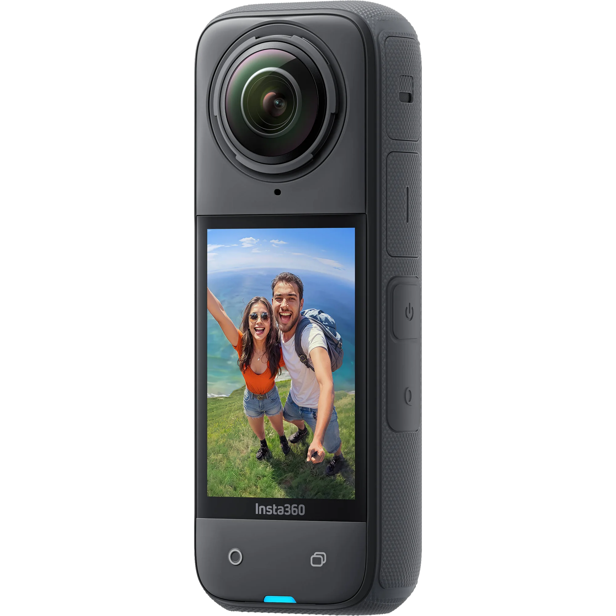 מצלמת אקסטרים 360° Insta360 X4 8K - צבע שחור שנה אחריות ע"י היבואן הרשמי בהוראת קבע