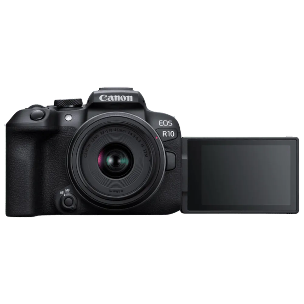 מצלמה ללא מראה Canon EOS R10 EF-S 18-150mm - צבע שחור שלוש שנות אחריות ע"י היבואן הרשמי בהוראת קבע