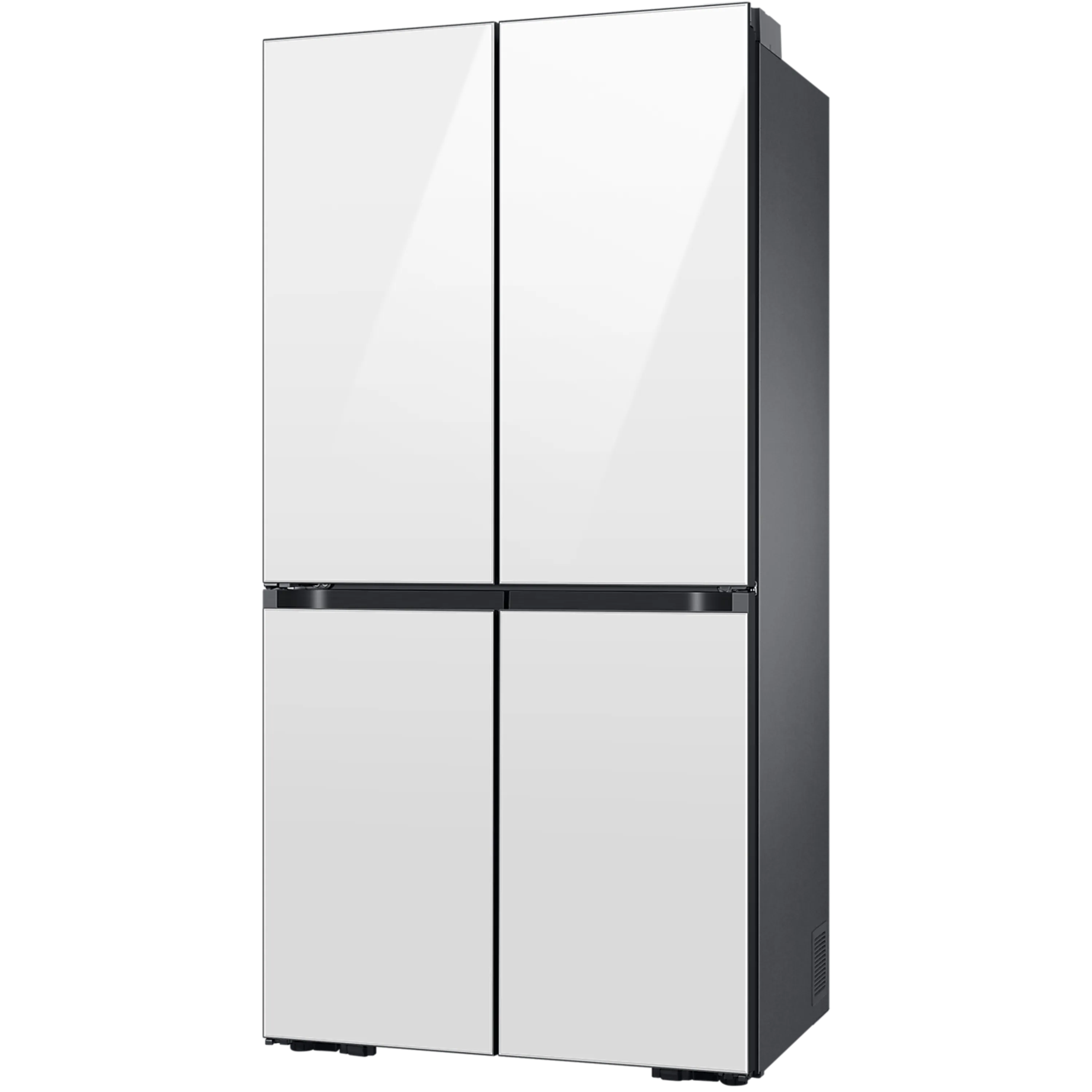 מקרר 4 דלתות 636 ליטר נטו Samsung BeSpoke RF70DB9125WH מהדרין - גימור זכוכית לבנה אחריות ע"י סמסונג ישראל בהוראת קבע