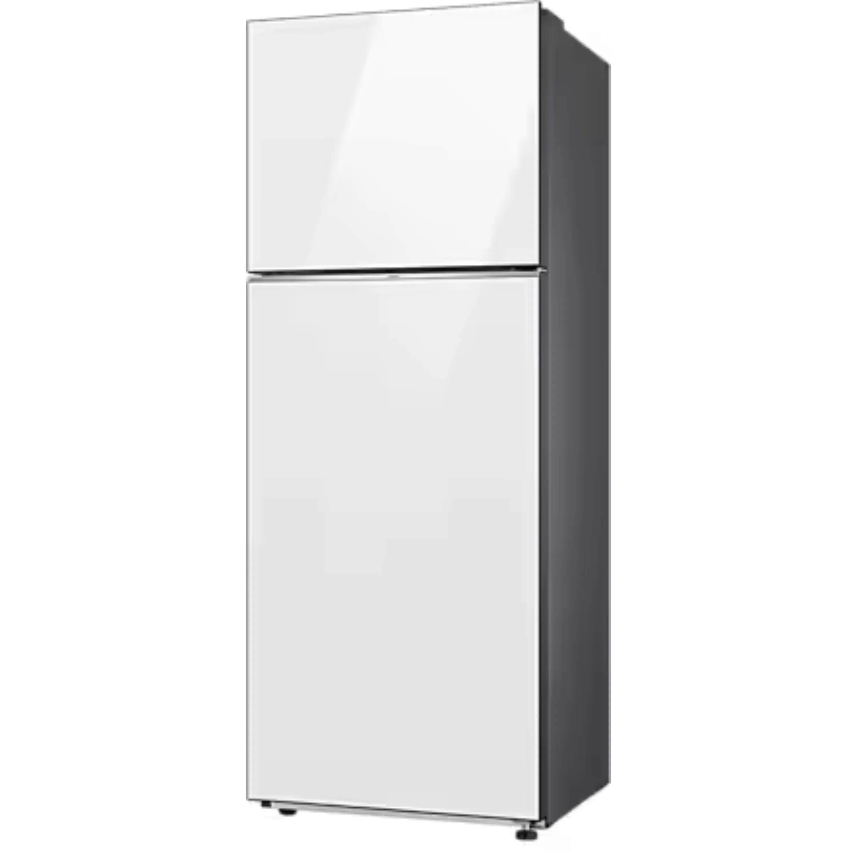 מקרר מקפיא עליון 470 ליטר נטו Samsung BeSpoke RT48CB6626WH מהדרין - גימור זכוכית לבנה אחריות ע"י סמסונג ישראל בהוראת קבע