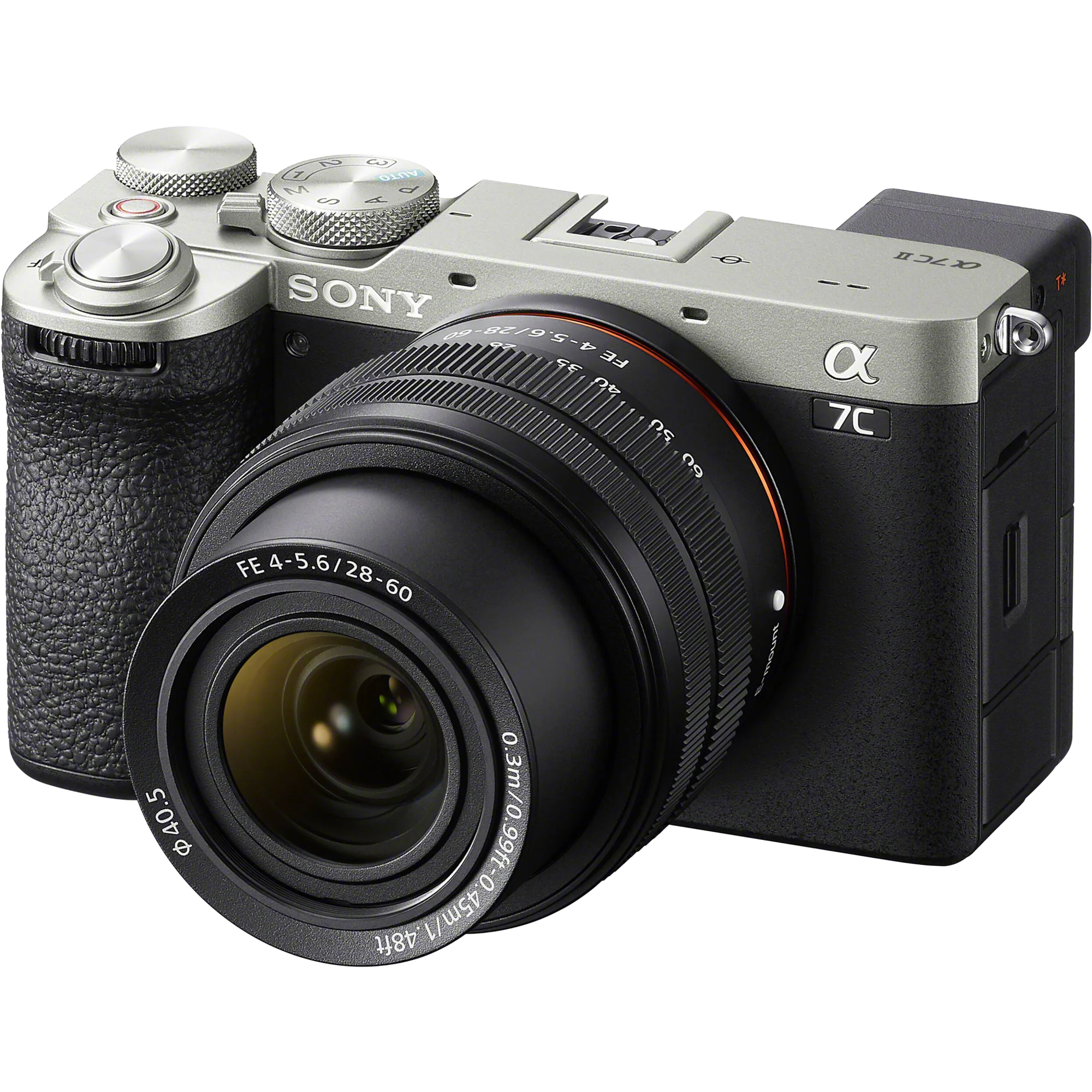 מצלמה דיגיטלית ללא מראה הכוללת עדשה Sony Alpha 7C II FE 28-60mm f/4-5.6 - צבע כסוף שלוש שנות אחריות ע"י היבואן הרשמי בהוראת קבע