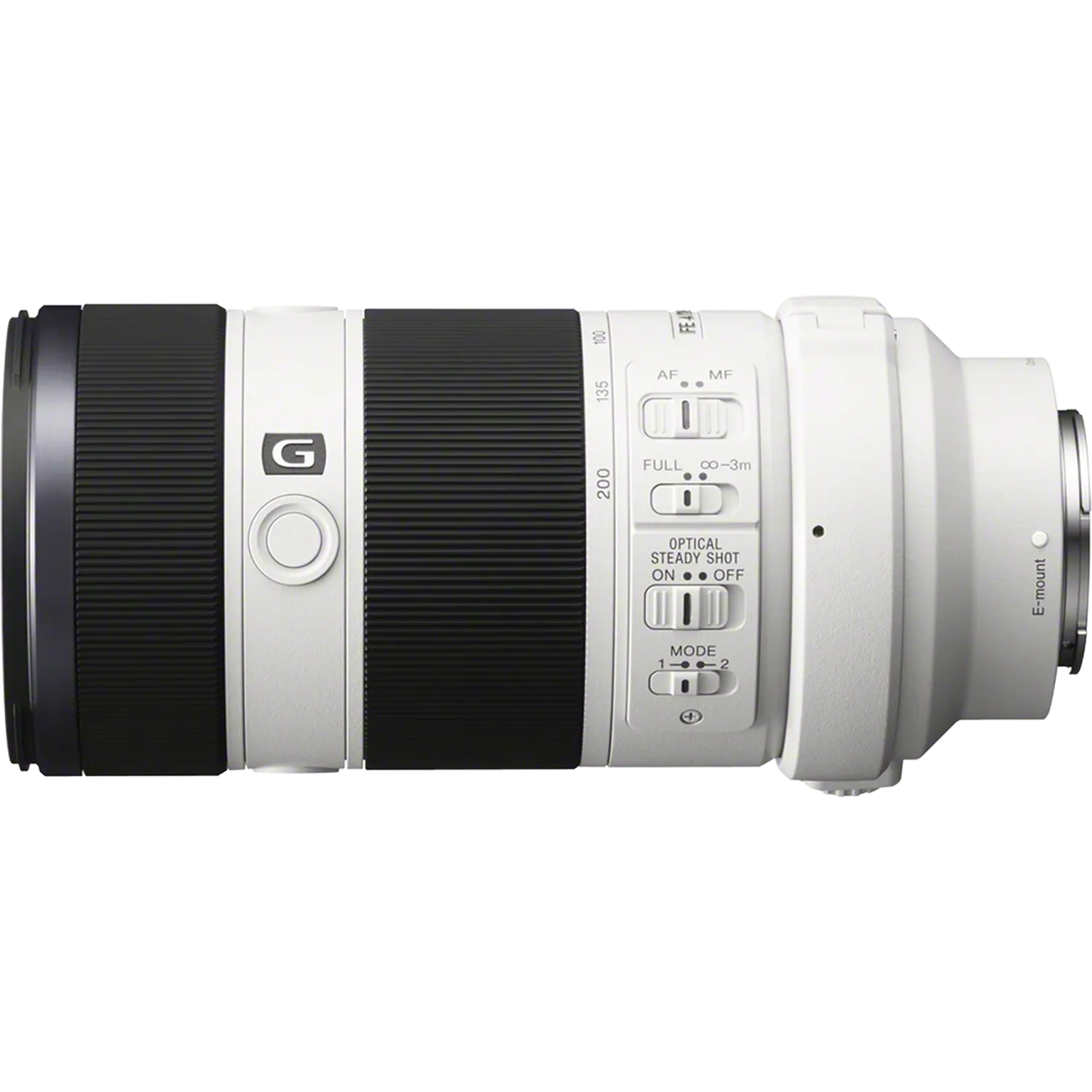 עדשת Sony FE 70-200mm f/4 G OSS - צבע לבן שלוש שנות אחריות ע"י היבואן הרשמי בהוראת קבע