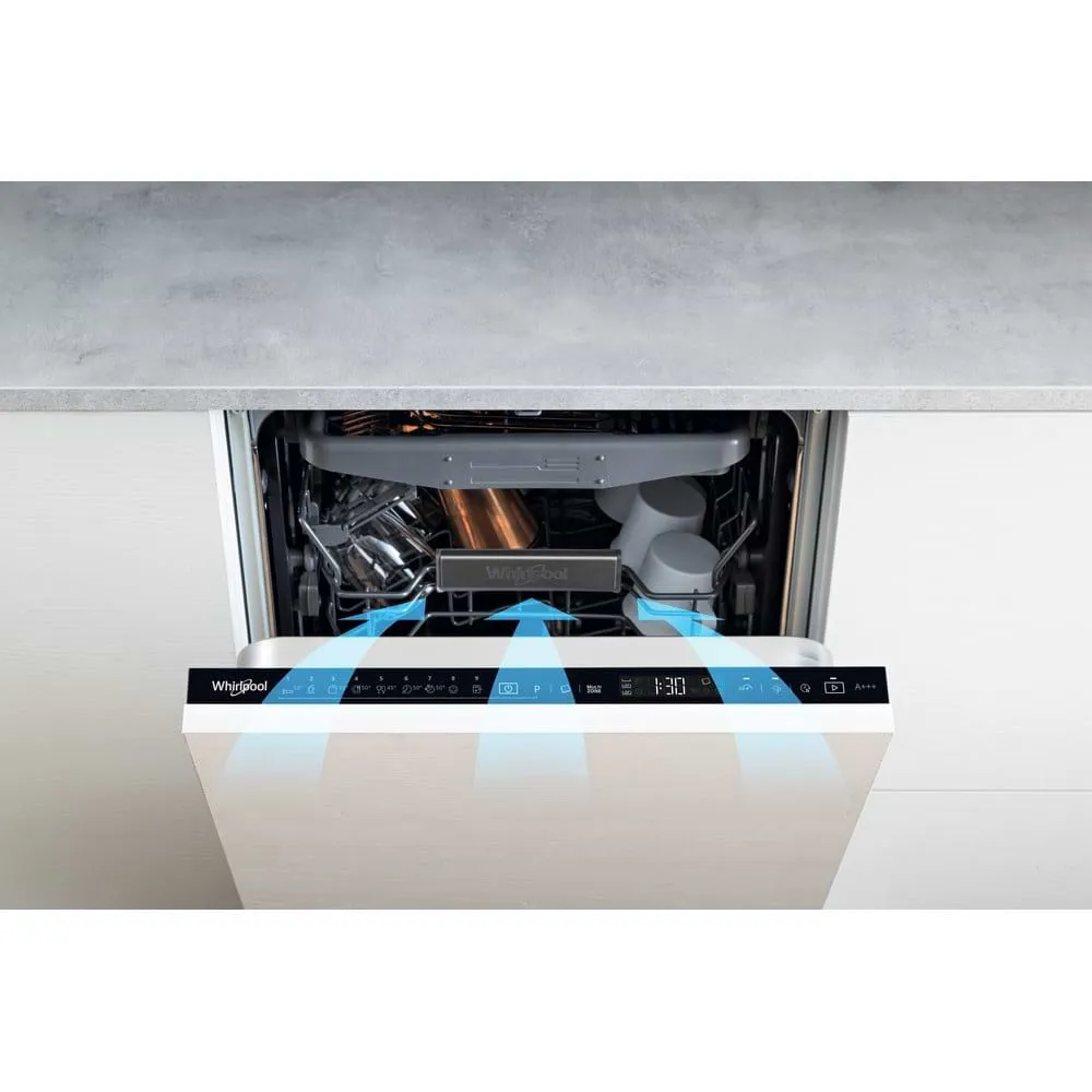 מדיח אינטגראלי מלא עם פתיחת דלת אוטומטית Whirlpool WIP 4033 PELS-IS - אחריות ע"י היבואן הרשמי בהוראת קבע